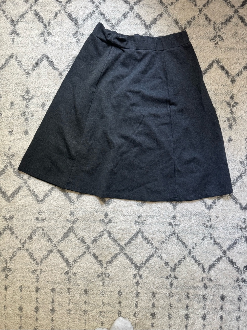 Dark Grey A-Line Women's Skirt